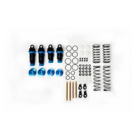 Koswork Tamiya 12mm Blue Big Bore Buggy Shock Set Vorne + Hinten