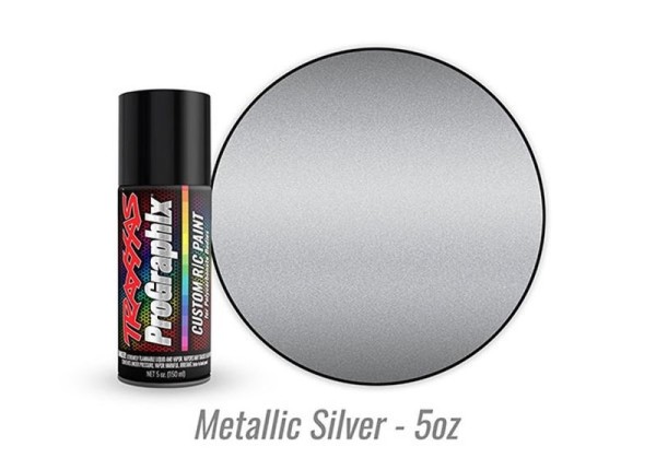 5073 Traxxas Lexan-Spray Metallic Silber 150ml