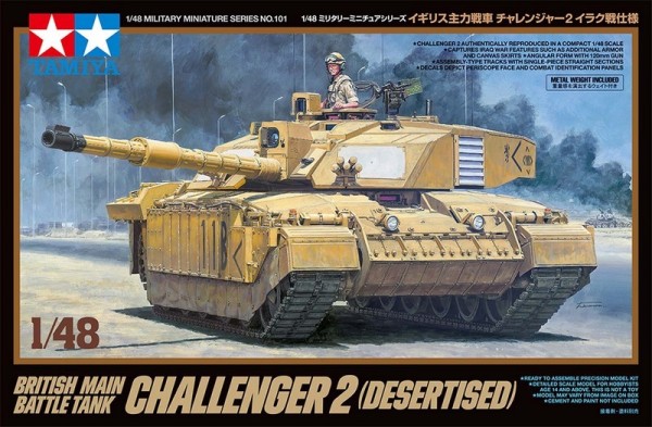 32601 Tamiya 1/48 British Tank Challenger 2