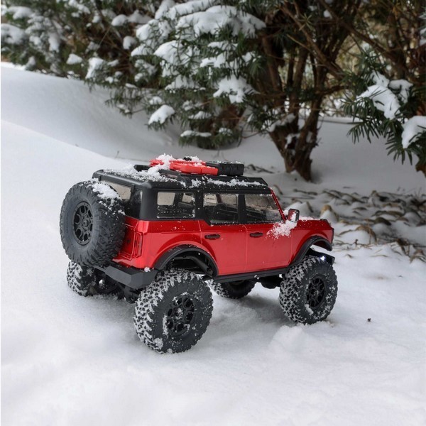 Axial 1/24 SCX24 2021 Ford Bronco 4WD Rock Crawler Brushed RTR Rot