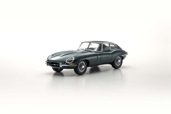 KS08954DG Kyosho 1:18 Jaguar Type-E 3.8L Coupe MK1 1961 Dark Green