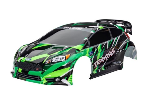 Traxxas Karosserie Ford Fiesta ST Rally grün