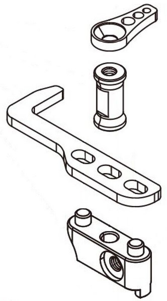 AXON TC10/3 Akkuhalter Set