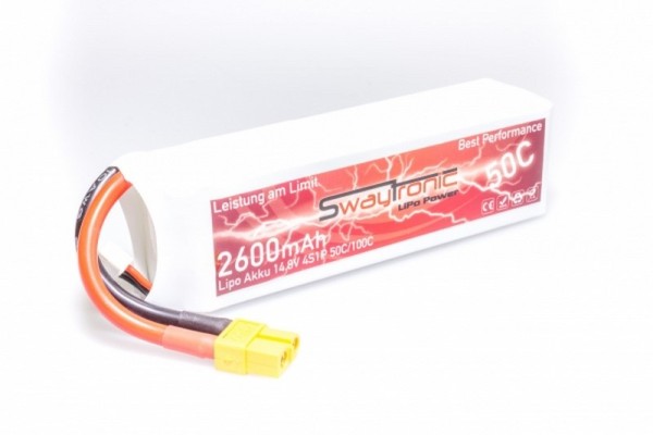 SWAYTRONIC LiPo 4S 14.8V 2600mAh 50C/100C XT60