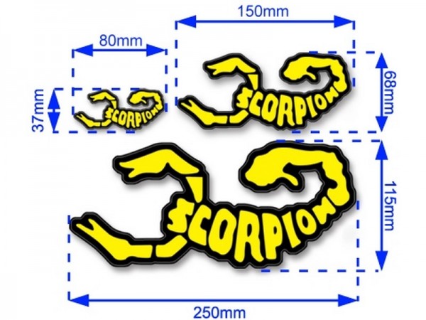 Scorpion Sticker Sticker 002