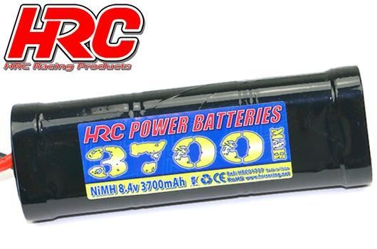 HRC01737D Akku - 7 Zellen - HRC Power Batteries 3700 - NiMH - 8.4V 3700mAh - Hump NimH Akku Stick -