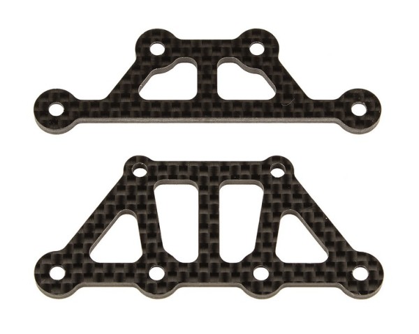 Team Associated Apex2 FT Top Plates carbon fiber