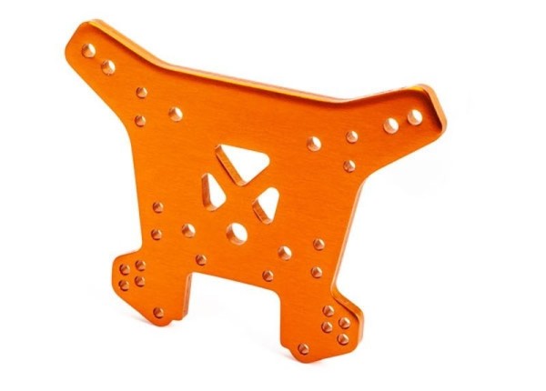 9538T Traxxas Dämpferbrücke hinten 6061-T6 Alu orange