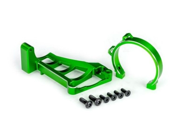 10262-GRN Traxxas Motorhalter grün Alu