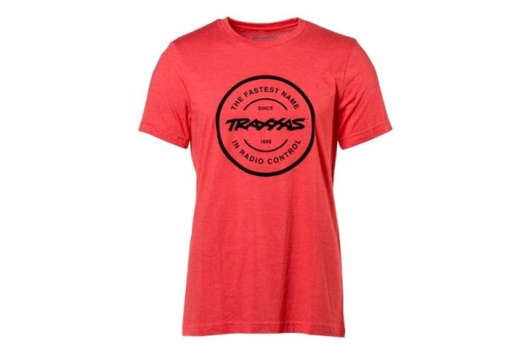 1359-3XL Traxxas TOKEN TEE HEATHER RED 3XL