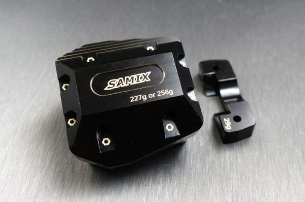 Samix SCX6 brass diff. cover (with adjust weight)