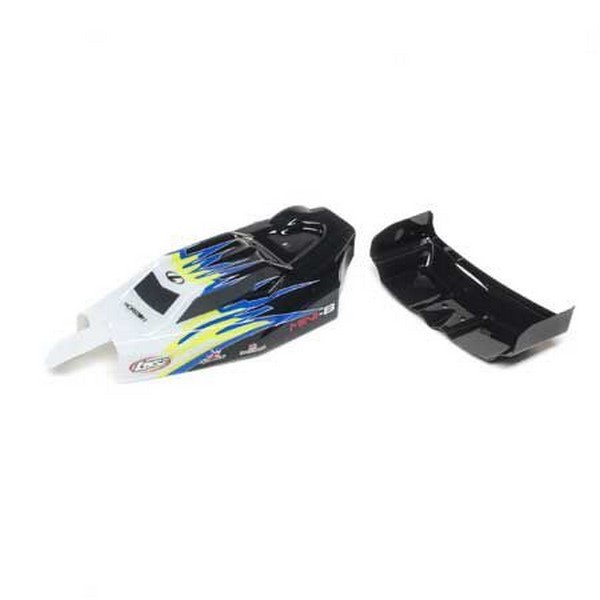 LOS210020 Body Wing Black/White Mini-B