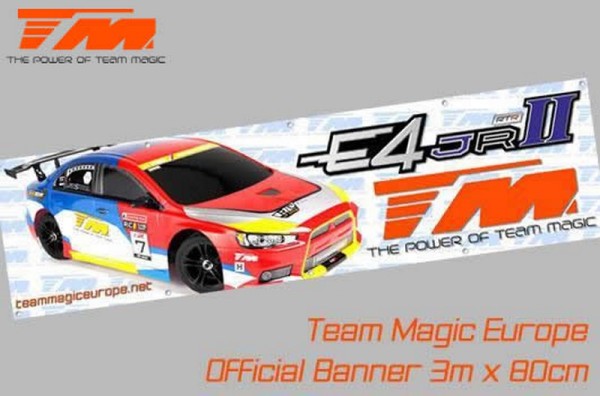 TM-B-4 Banner Team Magic E4JR II 300 x 80cm