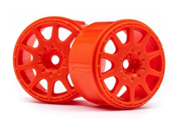 113088 MICRO RALLY WHEEL 17MM ORANGE (4PCS)