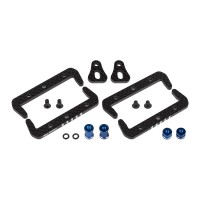 92482 Asso RC10B7 Factory Team Battery Mount Set Kohlefaser