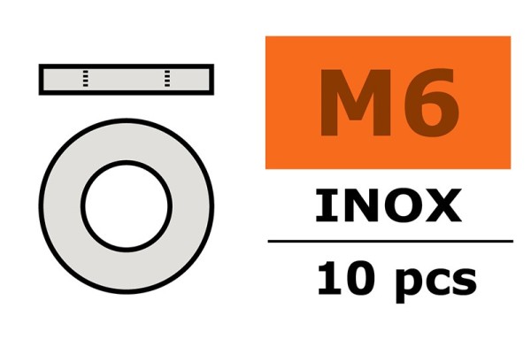 GF0254-007 Unterlegscheibe M6 Inox (10)
