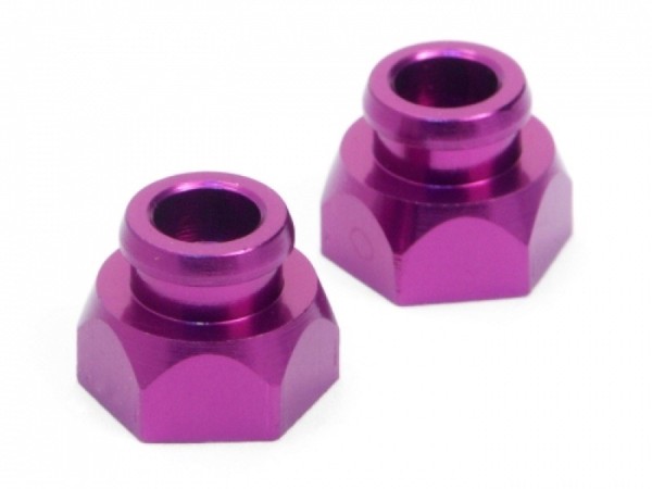 86183 DÄMPFERDECKEL UNTEN ALUMINIUM VIOLETT (2 STK