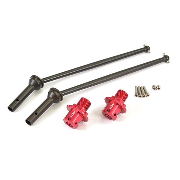 FASTRAX ARRMA KRATON 6S CVD REAR DRIVESHAFTS +13MM