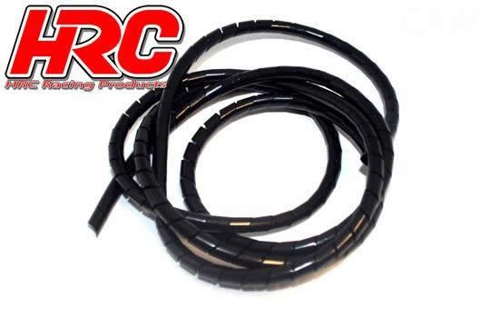 HRC5038BK Spiral Kabel 4mm Schwarz (1m)