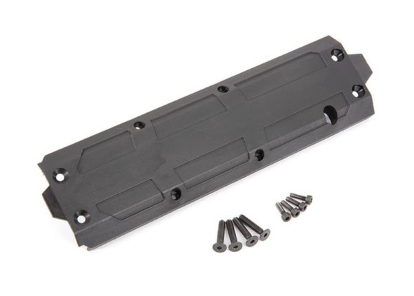 8945R Traxxas Wide-Maxx Skid-Platte Center WB 352m