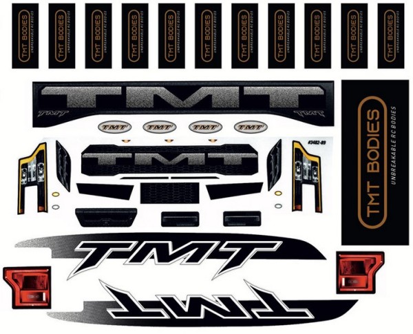 Traxxas X-MAXX 8S TMT Karosserie unbreakable weiss inkl. Sticker (Fast unzerstörbar)