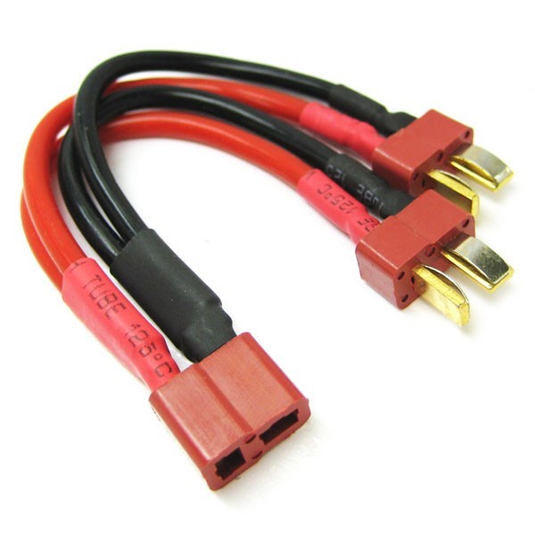 DEANS 2S BATTERY HARNESS FOR 2 PACKS IN PARALLEL 1