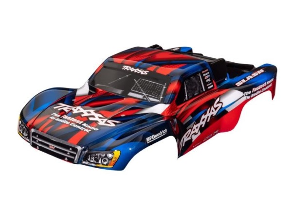 5851R Traxxas Karo Slash 2WD 4x4 Rot / Blau