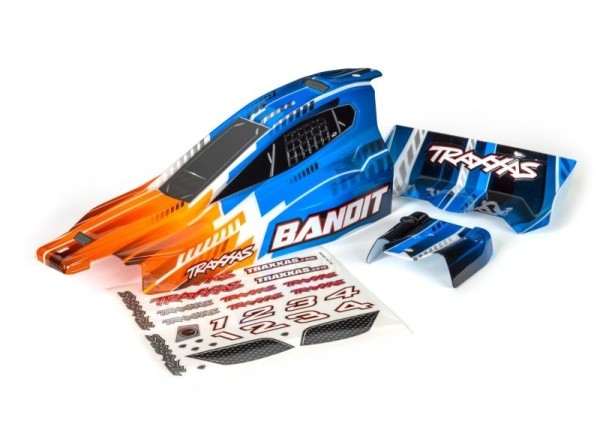 2450T Traxxas Karosserie Bandit 2WD Orange