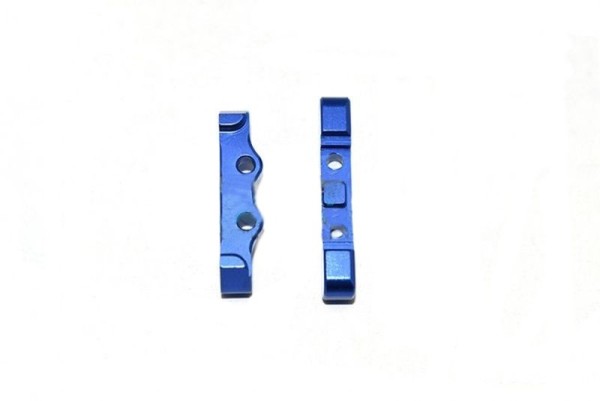 GPM ALU Querlenkerhalter Hinten Blau (2) Losi Mini-T 2.0