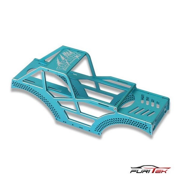 FURITEK RAPTOR ALU FRAME KIT SCX24 CRAWLERS - Blau