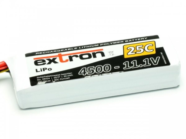 X6424 Extron LiPo Akku Extron X2 4500 - 11,1V (25C