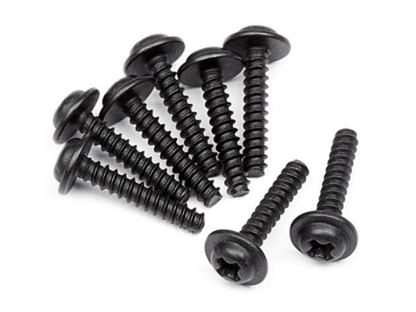 111298 TP. FLANGED SCREW M3X15MM (8PCS)