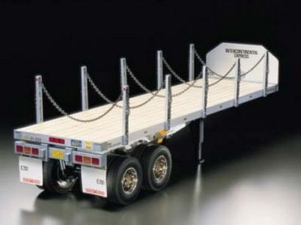 56306 Tamiya 1/14 Flatbed Semi Trailer Kit Anhänger