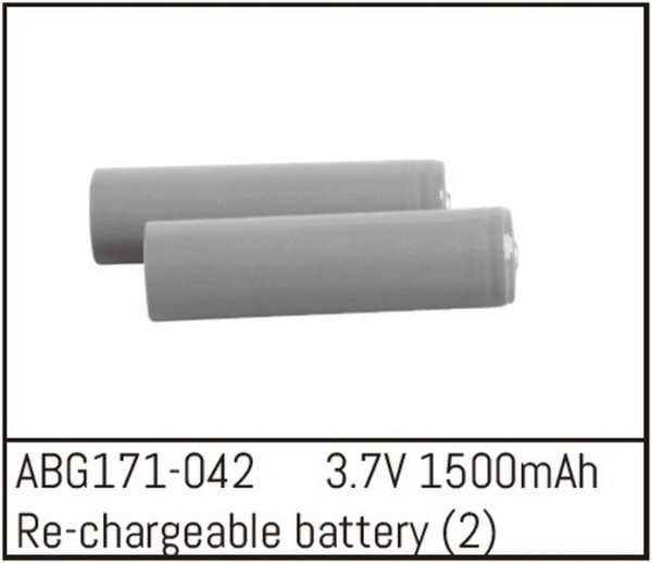 ABG171-042 Absima Batteries - 3.7V 1500mah (2)