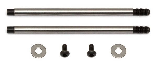 91624 Asso FT 3x35 mm Shock Shafts (V2) Chrome