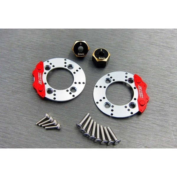 SAMIX SCX10-3 scale brake rotor caliper & 8mm hex