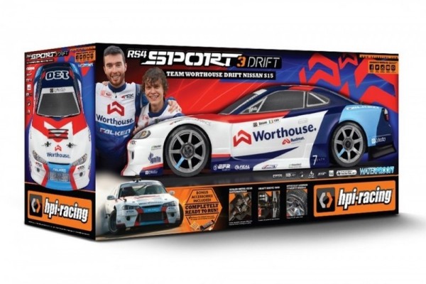 HPI RS4 Sport 3 Drift Worthouse James Dean S15 RTR