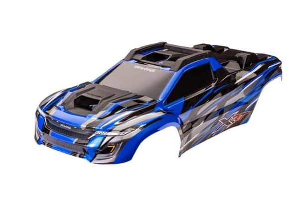 7812A Traxxas Karosserie XRT blau lackiert fertig vormontiert inkl. Clipless Halterung