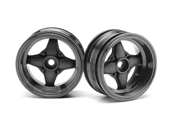 3914 Cup Racer - MX60 FELGEN 4 SPOKE GUNMETAL (6m