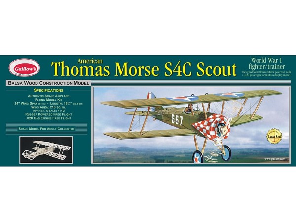 Guillow Thomas Morse Scout Laser Cut