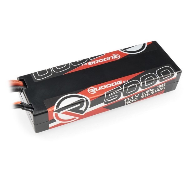 RUDDOG 5000mAh 50C 11.1V LiPo Stick Pack Battery Mit T-Plug