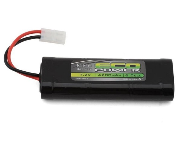 EcoPower 6-Cell 7.2V/4200mAh NiMh Stick Pack