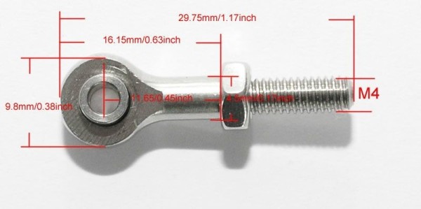 RC4WD Steely M4 Rod End (Heim Joint) (10)