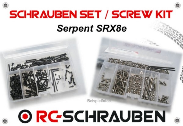 Schrauben Set Serpent SRX8e Cobra Stahl