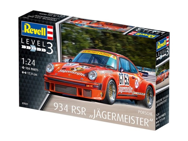 07031 Revell Porsche 934 RSR Jägermeister