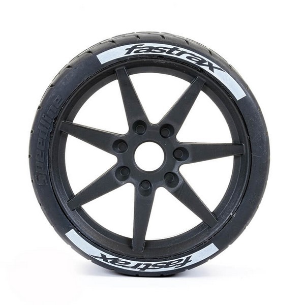 FASTRAX SUPAFORZA FRONT 52° TYRES BLACK 17MM (2)