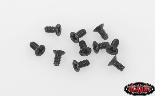 RC4WD Steel Flat Head Cap Screw M1.4 X 3mm (10)