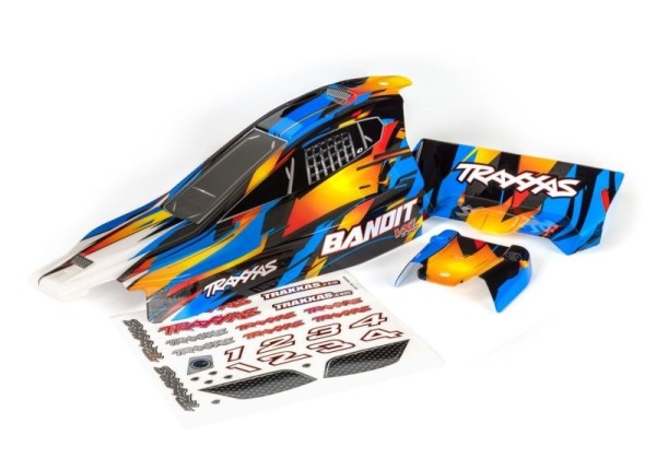 2436X Traxxas Karosserie Bandit 2WD Blau