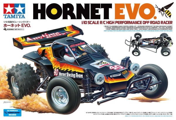 58742 Tamiya The Hornet Evo Buggy Baukasten + ESC