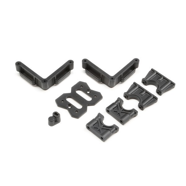 TLR241060 Losi Center Diff Mount Battery Mount 8XE